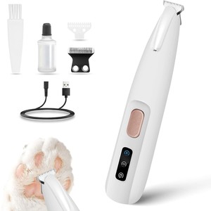 Tondeuse Électrique Rechargeable Silencieuse pour Animaux de Compagnie avec Lumière LED Chaude, Peignes de Toilettage pour Chien et Chat, Épilateur à Batterie Puissante pour Nettoyage et Soin - Product Image 2