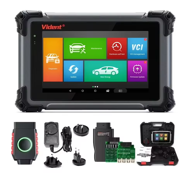 Vident ISmart800Pro BT OBD2 Bluetooth Car Diagnostic Tools 40 Reset Function Key Programmer Active Test With EEPROM Adapter