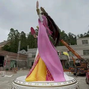 H5.5m Large FRP Beauty Lady Model Big Fiber Glass Character Sculpture Statue