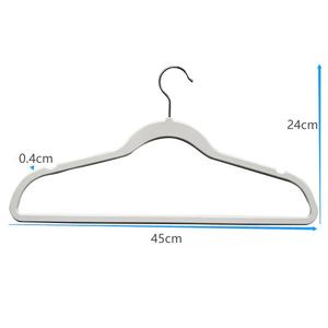 Phổ Biến Duy Nhất-Tier Hiện Đại Nhung Nhựa Quần Áo Móc Áo Ánh Sáng Trọng Lượng Bền Tiết Kiệm Không Gian Không-Trượt Móc Cho Áo Tổ Chức - Product Image 4