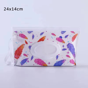 Sac à lingettes humides à motif de dessin animé EVA, fournitures écologiques pour nourrissons, conteneur de lingettes portables, étui de nettoyage pour lingettes réutilisables - Product Image 4