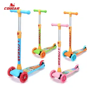 MHBC-03 Kinder Kleinkind Roller Teen Pedal Ride 4 Höhen verstellbar Drei Flash Wheels Kick Scooter Für Kinder Für Mädchen Jungen Steer