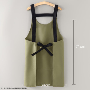 Tablier <span class=keywords><strong>de</strong></span> cuisine personnalisé avec logo, style coréen, pour la restauration, vêtements <span class=keywords><strong>de</strong></span> travail, avec impression <span class=keywords><strong>de</strong></span> logo et <span class=keywords><strong>de</strong></span> <span class=keywords><strong>mots</strong></span> personnalisés 2026 ne - Product Image 4