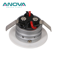 Projecteur en aluminium 1w mini spot led encastré led plafonnier down light lamp