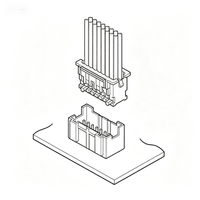 Connecteur mâle fil-circuit imprimé JST PAD Series B10B-PADSS-1F, 2 mm, 10 broches, traversant, matériau UL94 V0, tension nominale 250 V