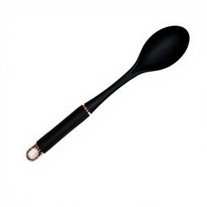 Cuillère de cuisine CASAMAX WL AT-4066-1 noire - Modèle 35,5 cm de longueur - Essentiels de cuisine - Product Image 1