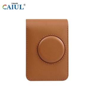 Sac en cuir pour appareil photo <span class=keywords><strong>instax</strong></span> Mini EVO, étui rétro en PU souple, sac de protection pour appareil photo, sac de voyage à la mode - Product Image 6
