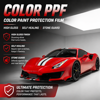 Film de protection de peinture TPU PPF couleur métal liquide auto-réparant hydrophobe pour carrosserie de voiture, personnalisable OEM