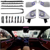 Luz Ambiental Cardoo para Mercedes Benz Clase S W223 2023+, Tira LED de Atmósfera Interior para Automóvil, 64 Colores, Accesorios de Actualización