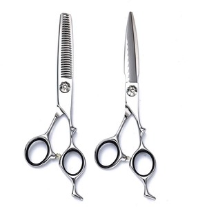 Professional Hairdressing Scissors 6 Inch 440C Stainless Steel Flat Thinning Shears For Salon Use - Product Image 2