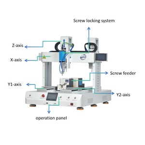 Robot de serrage automatique de vis haute vitesse à 6 axes, machine de serrage de vis automatique de bureau, machine de serrage de vis - Product Image 2