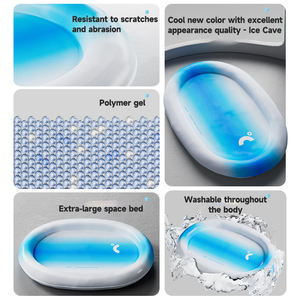 Almohadilla de enfriamiento para mascotas Camas de hielo para perros Colchonetas frescas y colchonetas para dormir para gatos para refrescarse durante el verano - Product Image 2