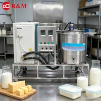 Chaîne de production industrielle de pasteurisation du lait en acier inoxydable à longue durée de vie pour petites exploitations, prix au Pakistan, à vendre