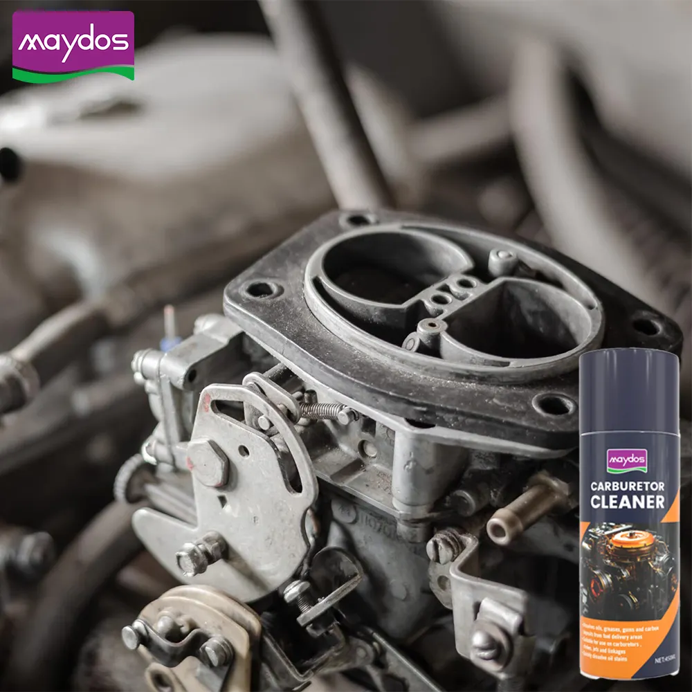 Maydos produto para cuidados com o carro spray aerossol forte limpador de injetores carburador estrangulamento limpador de carboidratos