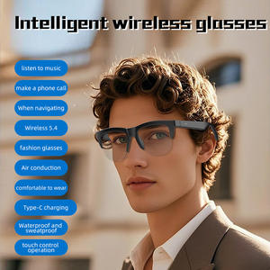 Lunettes intelligentes Ptarmigan F02 avec changement de couleur audio, contrôle tactile, étanches IP67, chargement magnétique - Répondre aux appels - Product Image 1