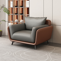 Ensemble de mobilier de bureau moderne en cuir de luxe avec canapé inclinable, bureau et chaise longue gonflable pour la maison, le bureau et l'hôpital