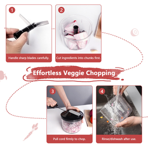 <span class=keywords><strong>Picadora</strong></span> Manual <span class=keywords><strong>de</strong></span> Alimentos <span class=keywords><strong>de</strong></span> 1000 ml, <span class=keywords><strong>Picadora</strong></span> <span class=keywords><strong>de</strong></span> Verduras con Cuerda para Pulsar a Mano, <span class=keywords><strong>Picadora</strong></span> <span class=keywords><strong>de</strong></span> Ajo, <span class=keywords><strong>Cebolla</strong></span> y Jengibre, Procesador <span class=keywords><strong>de</strong></span> Alimentos Manual - Product Image 5