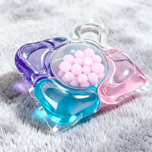 향기 부스터 비즈 얼룩 제거제 세탁 세제 포드 냄새 파이터 향기 향상 연화 - Product Image 1