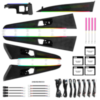 Kit d'éclairage d'ambiance intérieur LED 256 couleurs Symphony pour Toyota Crown 2015-2018 - Accessoires de bande lumineuse d'ambiance