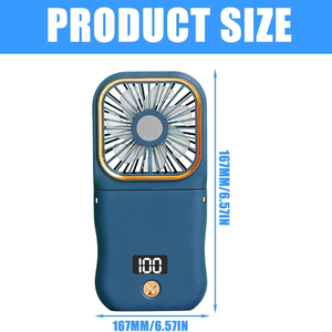 Mini ventilateur portable rechargeable par USB, pliable, haute vitesse, batterie longue durée (3000 mAh), utilisation domestique - Product Image 2