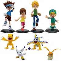 9 pçs/set Japão Anime Monstro Digitais Digimon Figura Brinquedos