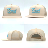 Topi Trucker Snapback 5 Panel Logo Kustom Y-Y P Unisex 6006 Topi Ayah Berpinggiran Melengkung Topi Jaring Berlubang Topi Golf Performa Tinggi