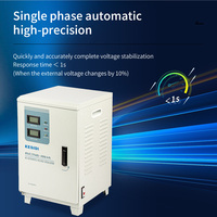 Régulateur de tension haute précision monophasé KESIDI SVC/TND AC 50/60Hz 15KVA, dispositif de correction de tension pour appareils électroménagers 220V