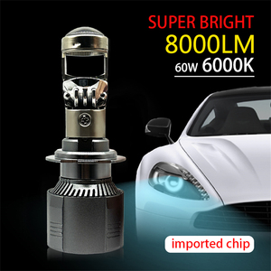 Bombillas LED de Alta Potencia A80 100W para Faros Delanteros de Coche, Lente de Proyector Mini, Luz Alta/Baja, IP68 Impermeable, H4 24000LM 6000K - Product Image 4