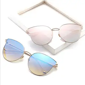 Yeni büyük çerçeve okey güneş gözlüğü kadınlar degrade renkli güneş gözlükleri erkekler 2020 moda güneş gözlükleri