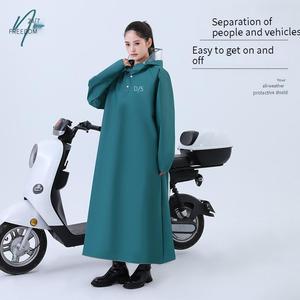 <strong>Overhead</strong> EVA <strong>Rain</strong> Poncho for Adults Unisex Waterproof Pullover <strong>Rain</strong> <strong>Jacket</strong> for Cycling Hiking and Travel Simple Design - Product Image 2