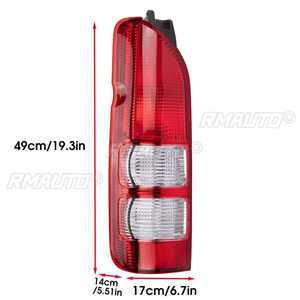 Feu arrière gauche/droit sans faisceau de câblage, ampoule de frein et de marche arrière pour Toyota Hiace Commuter 2005-2019 - Product Image 5