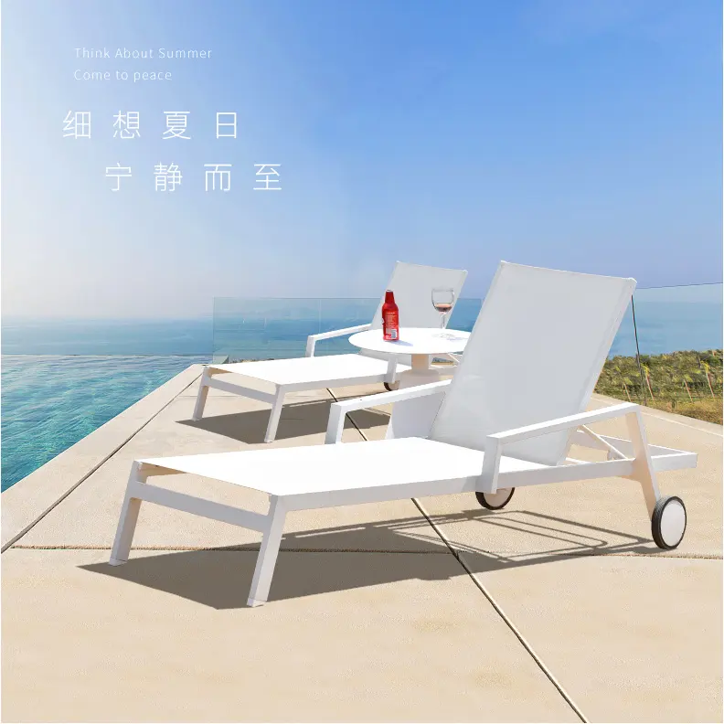 swimming pool sunbed aluminum daybed beach sun loungers outdoor furniture outdoor daybed wicker lounger stretch for garden