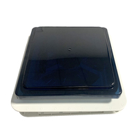 Lucarne manuelle 12V pour RV Sunbeam Hatch écran de porte avec ventilateur d'aération 12V plastique toit dôme plafond évent couverture