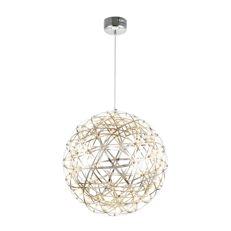 Nordic Minimalist Creative Restaurant Spark Ball Led Living Room Hanging Light