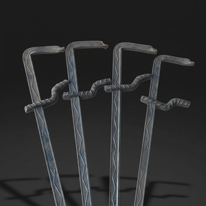 LaiMeiying HCL-01 Gancio a Falcetto per Griglia di Cassaforma Fissa, Strumento da Cantiere in Acciaio Regolabile per Ponteggi, 1 Anno di Garanzia - Product Image 1