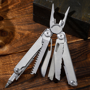 Tùy Chỉnh Công Nghiệp Cấp Ngoài Trời Cắm Trại Đa-Công Cụ Gấp Kìm Thép Không Gỉ Kéo Tuốc Nơ Vít Lưỡi Cưa Tập Tin OEM - Product Image 4
