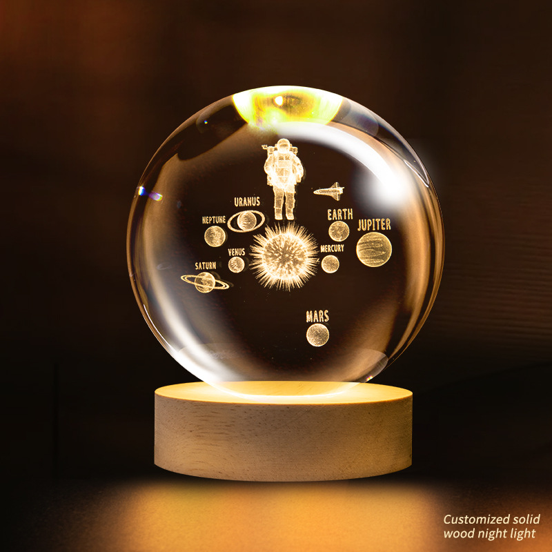 Crystal ball astronaut