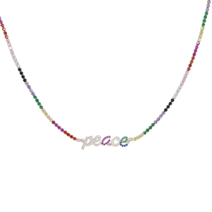 Gargantilla de plata chapada en plata para mujer, joyería personalizada con letras - Product Image 3