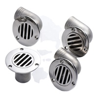 Accessoires de quincaillerie Drain de plancher de pont de bateau en acier inoxydable 316 Yacht Thru Hull Cockpit Drain