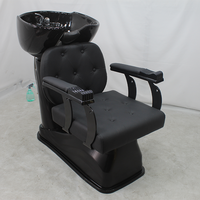 Vente directe usine : Station de lavage capillaire compacte avec lit de spa pour la tête, équipement de salon tout-en-un OEM