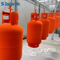 Ligne de revêtement en poudre automatique contrôlée par PLC, compatible multi-spécifications, pour petits accessoires métalliques du transport ferroviaire