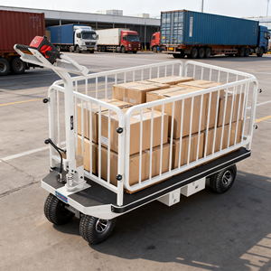 عربة نقل كهربائية زراعية منخفضة الارتفاع 350 مم لنقل المنتجات في البساتين، عربة يدوية محمولة بحمولة 148 كجم - Product Image 5