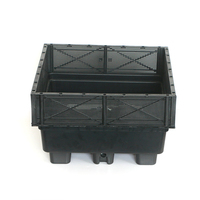 Matériau plastique écologique Sedum Green Roof Modular Tray System conteneur combiné de stockage et de drainage
