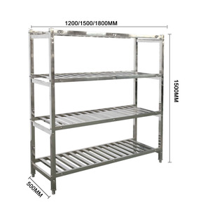 Gran oferta de VICTORY, estante de diamante de acero inoxidable, estante de almacenamiento inox, equipo de catering para otros suministros de hotel y restaurante - Product Image 4