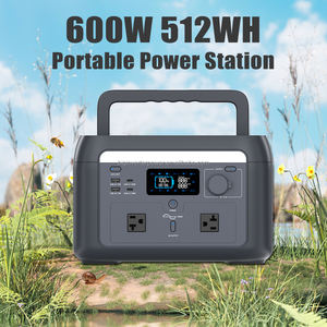 Estación de Energía Portátil al por Mayor de 600W 500Wh con Doble Salida de CA 110V Certificada por la FCC para el Mercado Estadounidense - Product Image 2