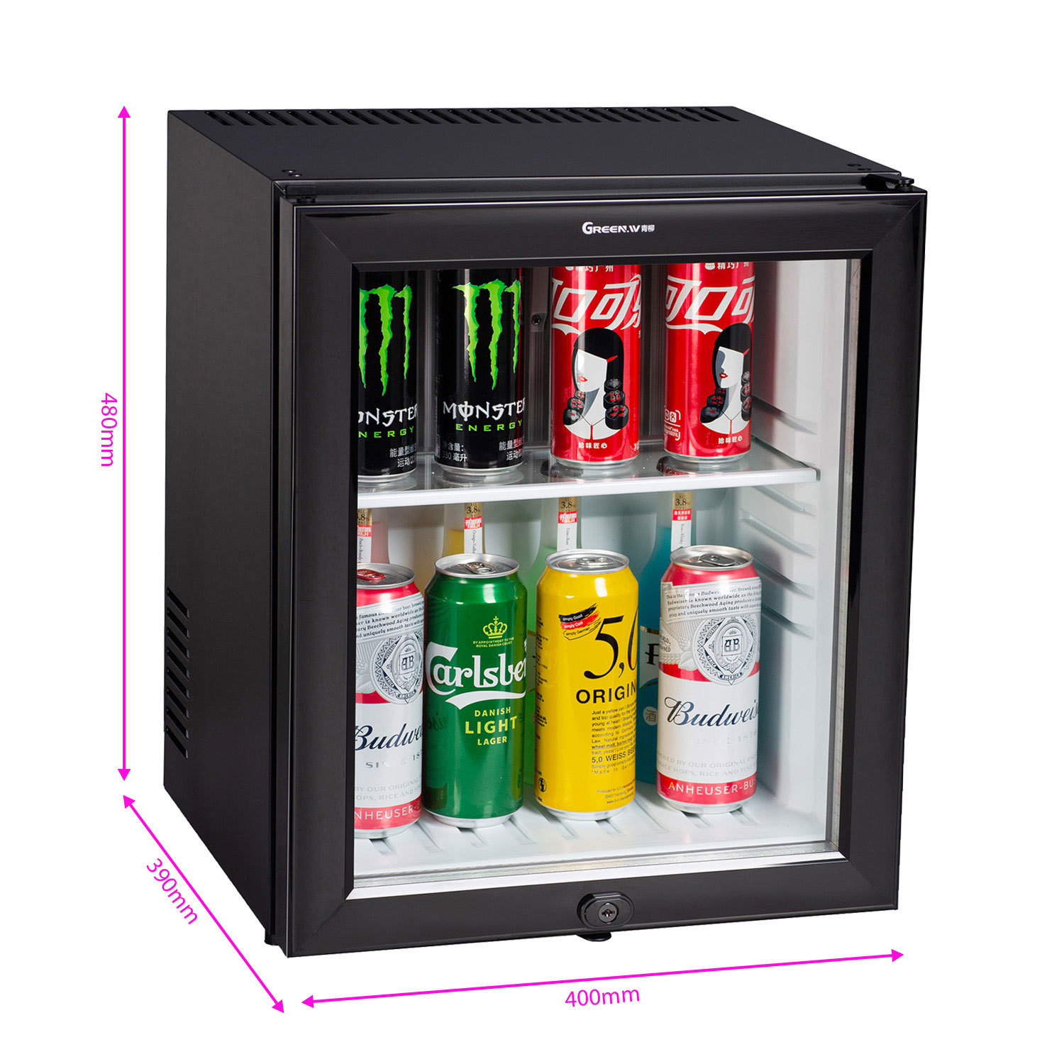 Puerta de Cristal Clásica 30L