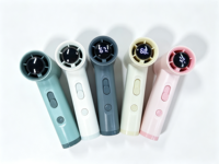 Mini ventilateur portatif Turbo 3000mAh USB, contrôle de vitesse infini, ventilateur personnel léger de poche pour le Japon et la Corée