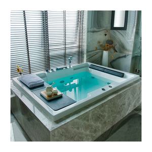 BaiYao Inground Baignoire Whirlpool <span class=keywords><strong>Jakuzzi</strong></span> 2 Personnes Yacuzi Intérieur Avec Buses D'air Avec Fonction De Massage - Product Image 1