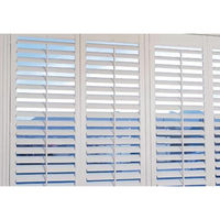 Volet de plantation extérieur moderne Volet roulant Écran de fenêtre Verre isolé haute performance Utilisation durable de l'hôtel pour le salon