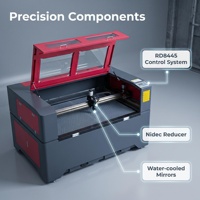 Machine de découpe et de gravure laser CO2 CNC Reci 100W 130W 150W 600x900mm 1300x900mm pour matériaux non métalliques, bois et cuir